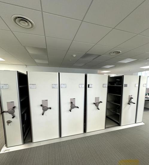 Compactus, rayonnage mobile haut de gamme, Huis en Inrichting, Kasten | Lockerkasten, Zo goed als nieuw, Ophalen of Verzenden