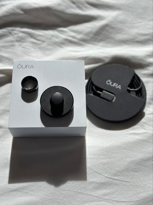 Oura ring gen 3 heritage black maat 9, Handtassen en Accessoires, Activity trackers, Nieuw, Zwart, Waterdicht, Ophalen of Verzenden