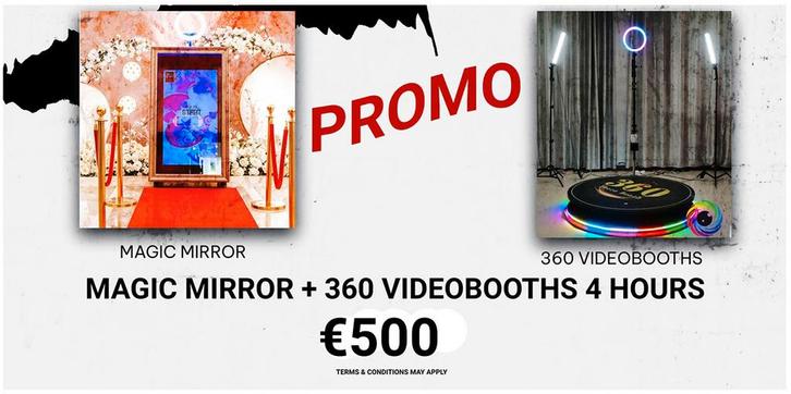 PROMOTIE 360 Videobooths & Magic mirror, Computers en Software, Ontwerp- en Bewerkingssoftware, Nieuw, Ophalen
