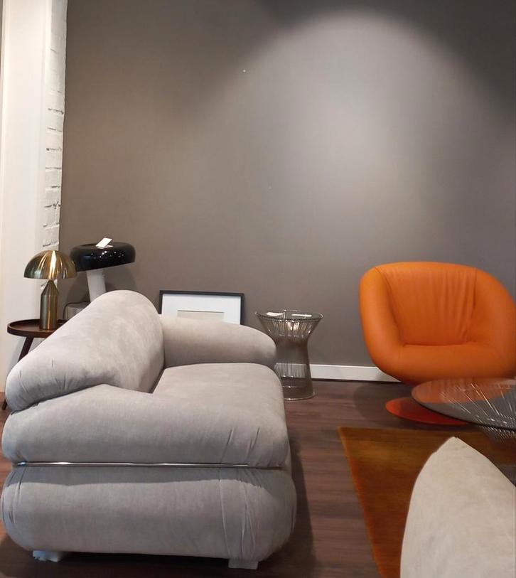 Orange mid-century fauteuils takahama Albini scarpa platner, Antiek en Kunst, Antiek | Verlichting, Ophalen of Verzenden