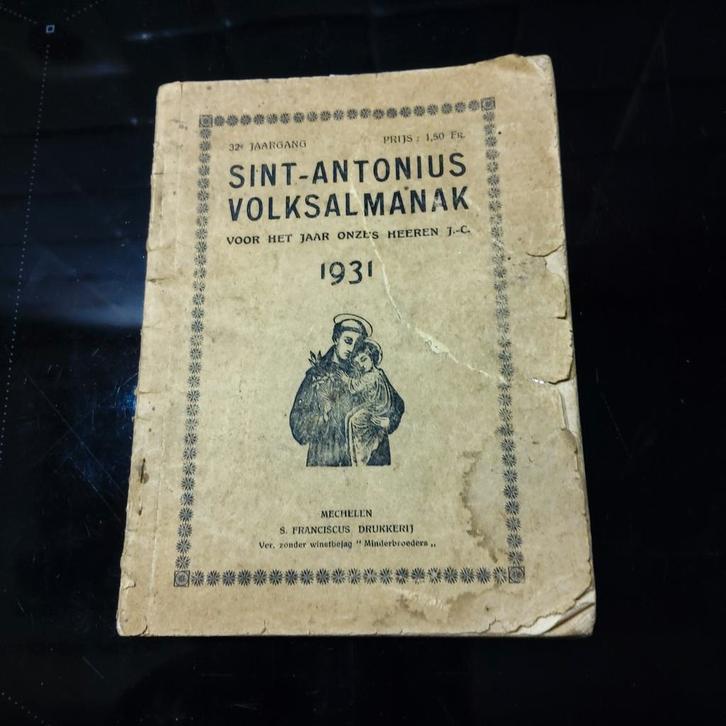 Volksalmanak 1931., Antiek en Kunst, Antiek | Boeken en Manuscripten, Ophalen of Verzenden