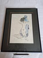 dessin femme nue dans cadre Gaston Bogaert, Enlèvement
