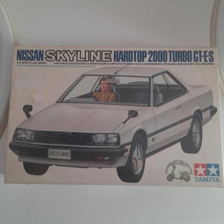 TAMIYA kit 1/24 :NISSAN SKYLINE H.T.2000 TURBO GT-ES*VINTAGE, Hobby en Vrije tijd, Modelbouw | Auto's en Voertuigen, Nieuw, Auto
