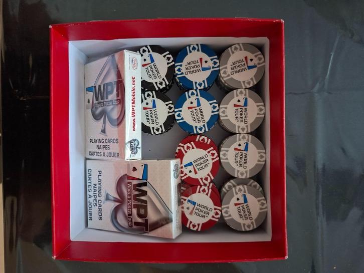 World Poker tour, Hobby en Vrije tijd, Gezelschapsspellen | Kaartspellen, Zo goed als nieuw, Ophalen of Verzenden