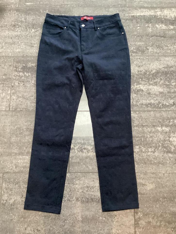 Broek Plage d'or 40/42, Kleding | Dames, Broeken en Pantalons, Nieuw, Maat 38/40 (M), Blauw, Lang, Ophalen of Verzenden