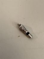 Antiek 19e Eeuws Miniatuur Fluitje - Zilver - Fob/Hanger, Antiek en Kunst, Ophalen of Verzenden, Zilver