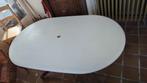 Ovalen tuintafel 149cm op 89 CM h69cm, Tuin en Terras, Tuintafels, Ophalen