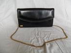 Clutch zwart leer, Ophalen of Verzenden, Nieuw, Zwart, Avondtasje