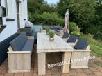 ACTIE! Tuinset van Steigerhout. GRATIS Bezorging!, Tuin en Terras, Tuinsets en Loungesets, Ophalen of Verzenden, Steigerhout, Bank