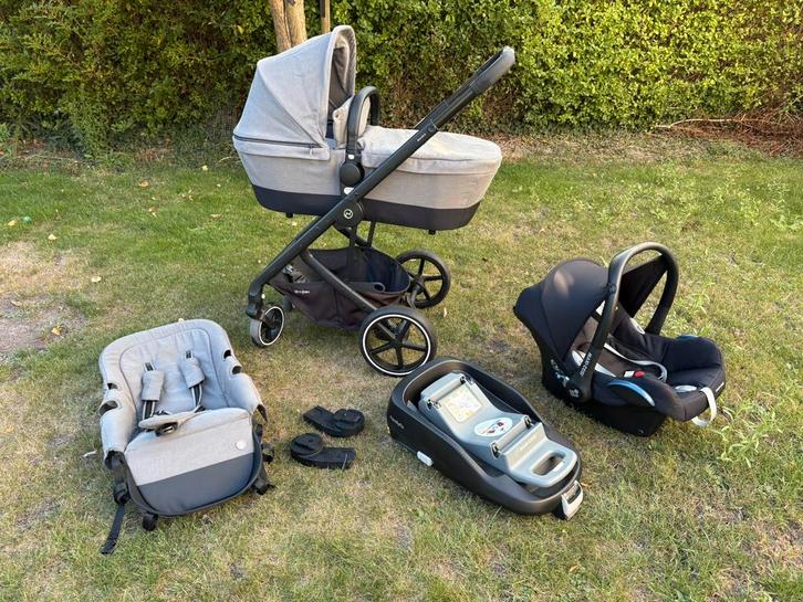 Cybex Balios S + Maxi Cosi Cabrio fix, Kinderen en Baby's, Kinderwagens en Combinaties, Gebruikt, Kinderwagen, Overige merken