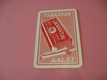 1 oude losse speelkaart Tabakken 't Haantje , Aalst (17)