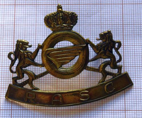 RASC-insignes van het Belgische leger, Verzamelen, Militaria | Algemeen, Landmacht, Embleem of Badge, Ophalen of Verzenden