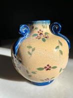 Ca1920 zeldzame vaas Boch Frères Keramis (La Louvière) Kroon, Antiek en Kunst, Ophalen of Verzenden