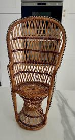 Vintage - Mini chaise paon, Antiquités & Art, Curiosités & Brocante, Enlèvement ou Envoi