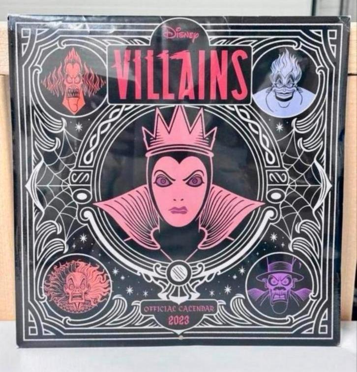 Calendrier officiel Disney Villains 2023 en taille L, Divers, Calendriers, Neuf, Calendrier mensuel, Enlèvement ou Envoi