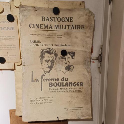 Affiche "cinéma militaire" Bastogne, Collections, Objets militaires | Seconde Guerre mondiale, Armée de terre, Enlèvement ou Envoi