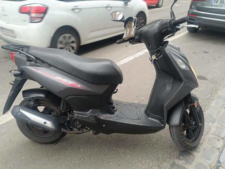 Sym orbit 2, gris, Fietsen en Brommers, Snorfietsen en Snorscooters, Gebruikt, SYM, Benzine, Ophalen of Verzenden