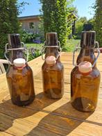 Bierflesjes, Huis en Inrichting, Woonaccessoires | Kisten, Ophalen, Gebruikt, Glas