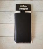 Hand Made Zwart Lederen GSM Tasje van Valenta - Nieuw, Ophalen of Verzenden, Nieuw, Telefoonhanger of Accessoire