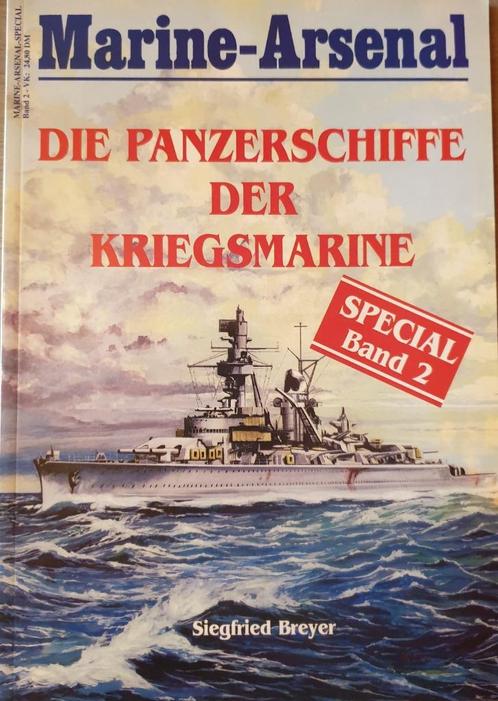 (1940-1945 MARINE) Die Panzerschiffe der Kriegsmarine., Livres, Guerre & Militaire, Utilisé, Marine, Enlèvement ou Envoi