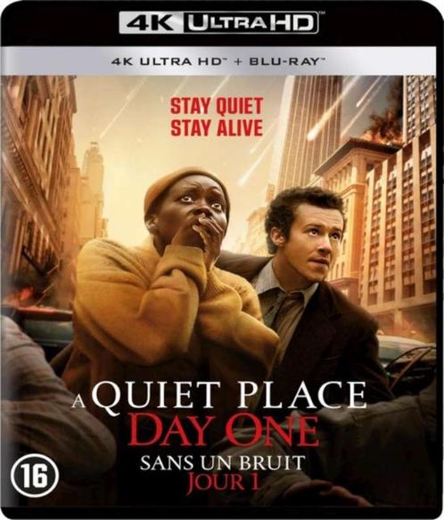 A Quiet Place Day One 4K, Cd's en Dvd's, Blu-ray, Zo goed als nieuw, Actie, Ophalen of Verzenden