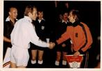 voetbal - Johan Cruyff - Paul Van Himst, Verzamelen, Ophalen of Verzenden, Zo goed als nieuw, Poster, Plaatje of Sticker