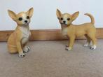 Deux chiens Chihuahua, Réaliste Résine, Enlèvement ou Envoi, Utilisé, Animal