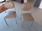 2 keuken stoelen met 2 bijhorende taboeret, Ophalen, Gebruikt, Twee, Overige kleuren