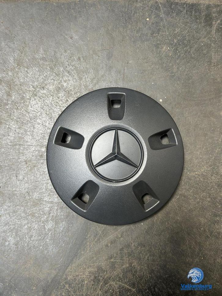 ORIGINELE Mercedes Vito Viano naafkap naafdop wieldop zwart, Autos : Divers, Enjoliveurs, Utilisé, Enlèvement ou Envoi