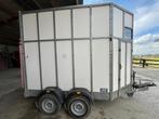 2-paards trailer Van Damme, Ophalen, Gebruikt, Hout, 2-paards trailer