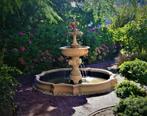 Toscaanse leeuwkoppen fontein met rand, Fontaine, Béton, Enlèvement ou Envoi, Neuf