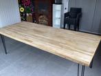 Houten eettafel/ bureau 220 cm, Huis en Inrichting, Ophalen, Zo goed als nieuw