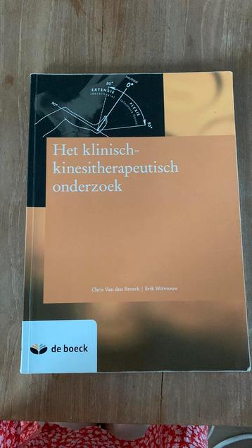 E. Witvrouw - Het klinisch-kinesitherapeutisch onderzoek beschikbaar voor biedingen