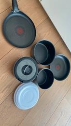 Tefal set Ingenio, Huis en Inrichting, Keuken | Potten en Pannen, Ophalen, Gebruikt, Pannenset, Keramische plaat