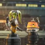 Star Wars Rebels pack 2 bustes Hera et Chopper 15 cm, Verzenden, Nieuw, Beeldje of Buste