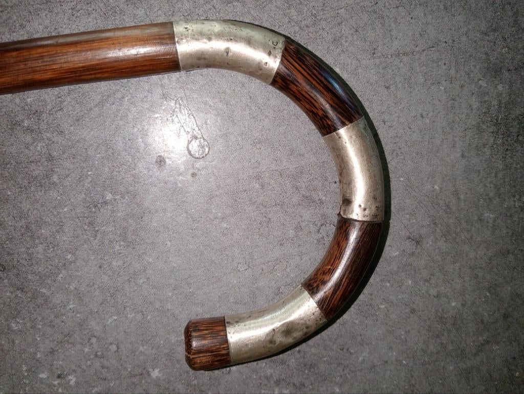 Canne / bâton de commandement argent, Divers, Bâtons de marche