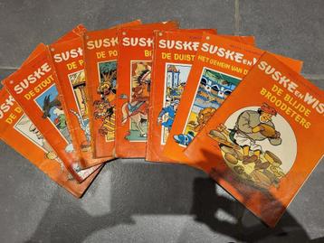 8 vintage strips van Suske en Wiske beschikbaar voor biedingen