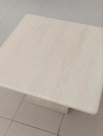 Travertin salontafel,  60x60, Ophalen, Zo goed als nieuw