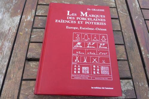 Les marques des Porcelaines, faïences et poteries. Europe et, Boeken, Catalogussen en Folders, Zo goed als nieuw, Catalogus, Ophalen of Verzenden