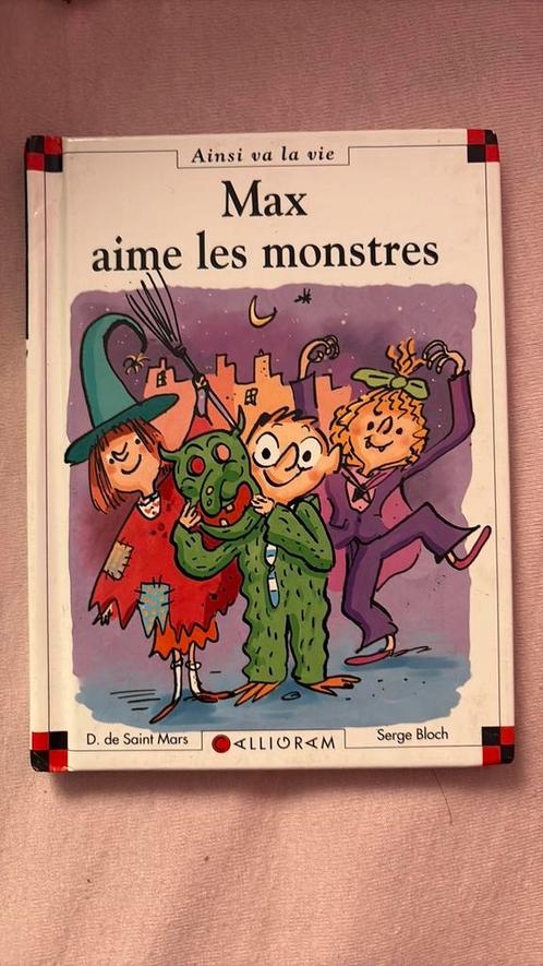 Max aime les monstre, Boeken, Kinderboeken | Jeugd | 10 tot 12 jaar, Gelezen, Fictie, Ophalen of Verzenden