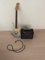 Yamaha pacifica silver, met een versterker van Blackstar, Muziek en Instrumenten, Snaarinstrumenten | Gitaren | Elektrisch, Ophalen