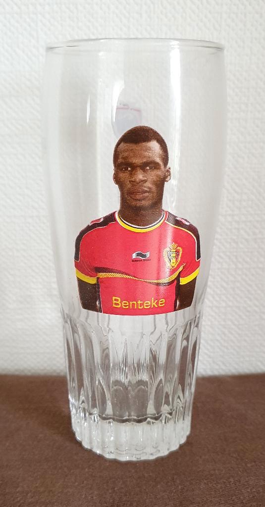 Jupiler - Christian Benteke - Glas, Collections, Verres & Petits Verres, Neuf, Verre à bière, Enlèvement ou Envoi