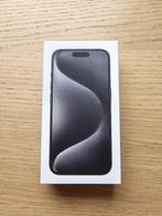 iPhone 15 Pro 256GB Black Titanium Neuf Facture Garantie, Noir, Enlèvement, 100 %, 256 GB