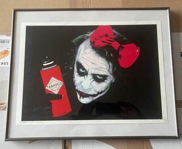 Print - Joker - 40 x 50 cm - ingekaderd beschikbaar voor biedingen