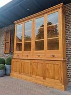 2x teak vitrinekast/buffetkast GRATIS LEVERING, Ophalen of Verzenden