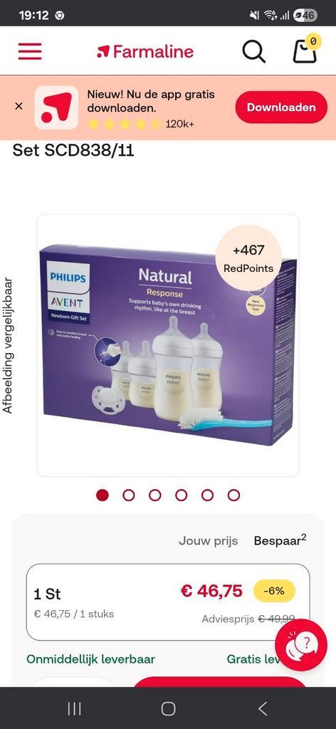 Starterspakket avant papflessen, Kinderen en Baby's, Babyvoeding en Toebehoren, Zo goed als nieuw, Ophalen