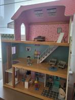Playtive houten poppenhuis, Ophalen of Verzenden, Zo goed als nieuw, Poppenhuis
