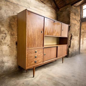 Vintage halfhoge kast / dressoir / buffetkast 