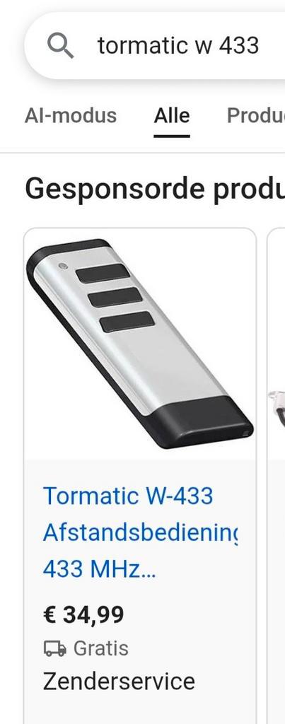 Nieuw - 50x w-433 handzender / afstandsbediening 433Mhz, Doe-het-zelf en Bouw, Overige Doe-Het-Zelf en Bouw, Nieuw, Ophalen of Verzenden