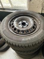 Set banden 195/65 R15 91T Continental Contiwintercontact, Auto-onderdelen, Banden en Velgen, Ophalen, Gebruikt, 15 inch, Winterbanden